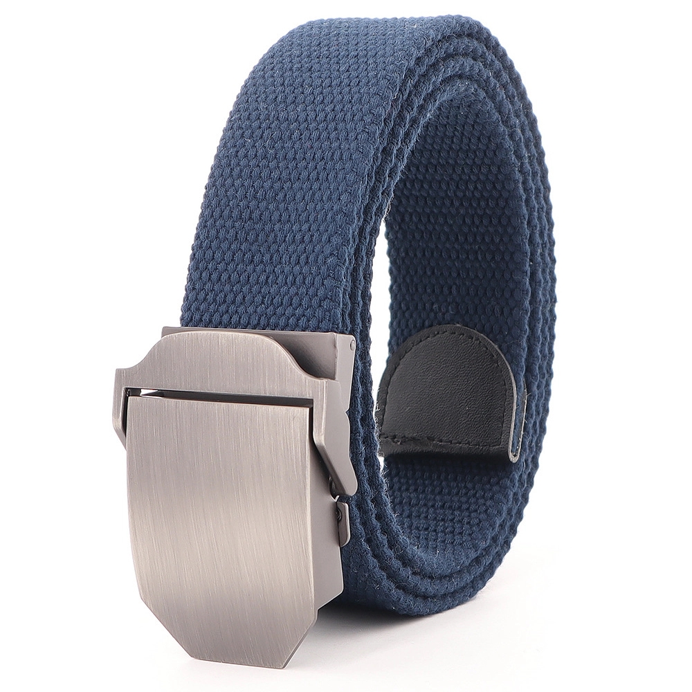 Outdoor Mental Buckle Canvas Belt 3