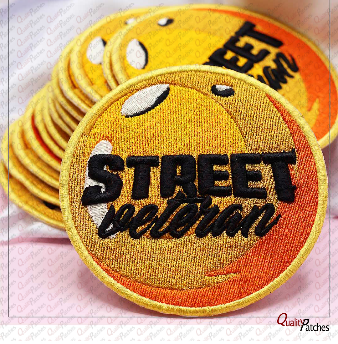 Custom Die Cut Embroidered Patches 11