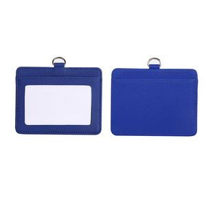 RFID Blocking PU Leather Card Holder with Lanyard 16