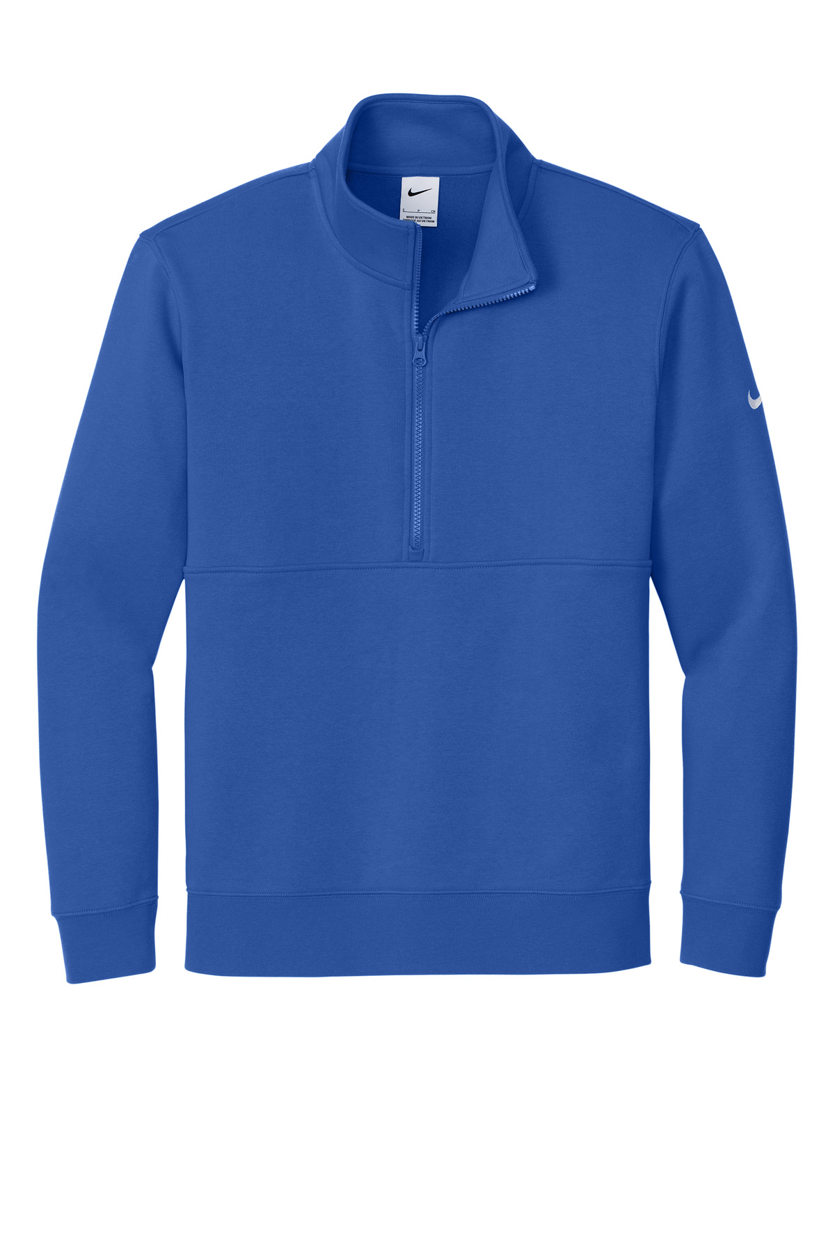 Nike Club Fleece Sleeve Swoosh 1/2-Zip NKDX6718, custom hoodie or sweatshirt with logo imprint 36