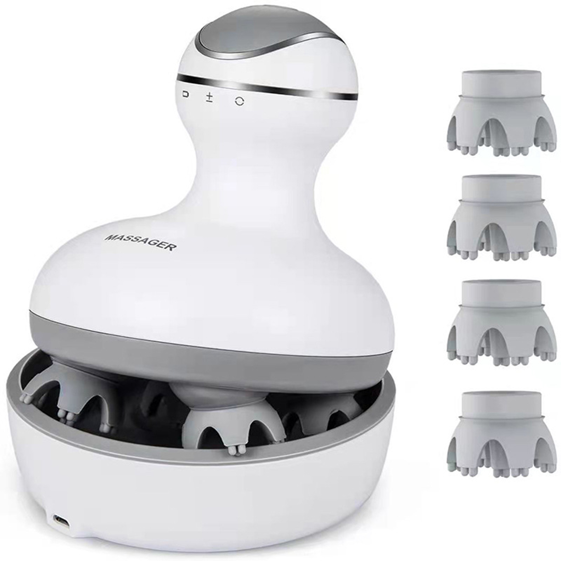 Handled Electric Scalp Massager 4