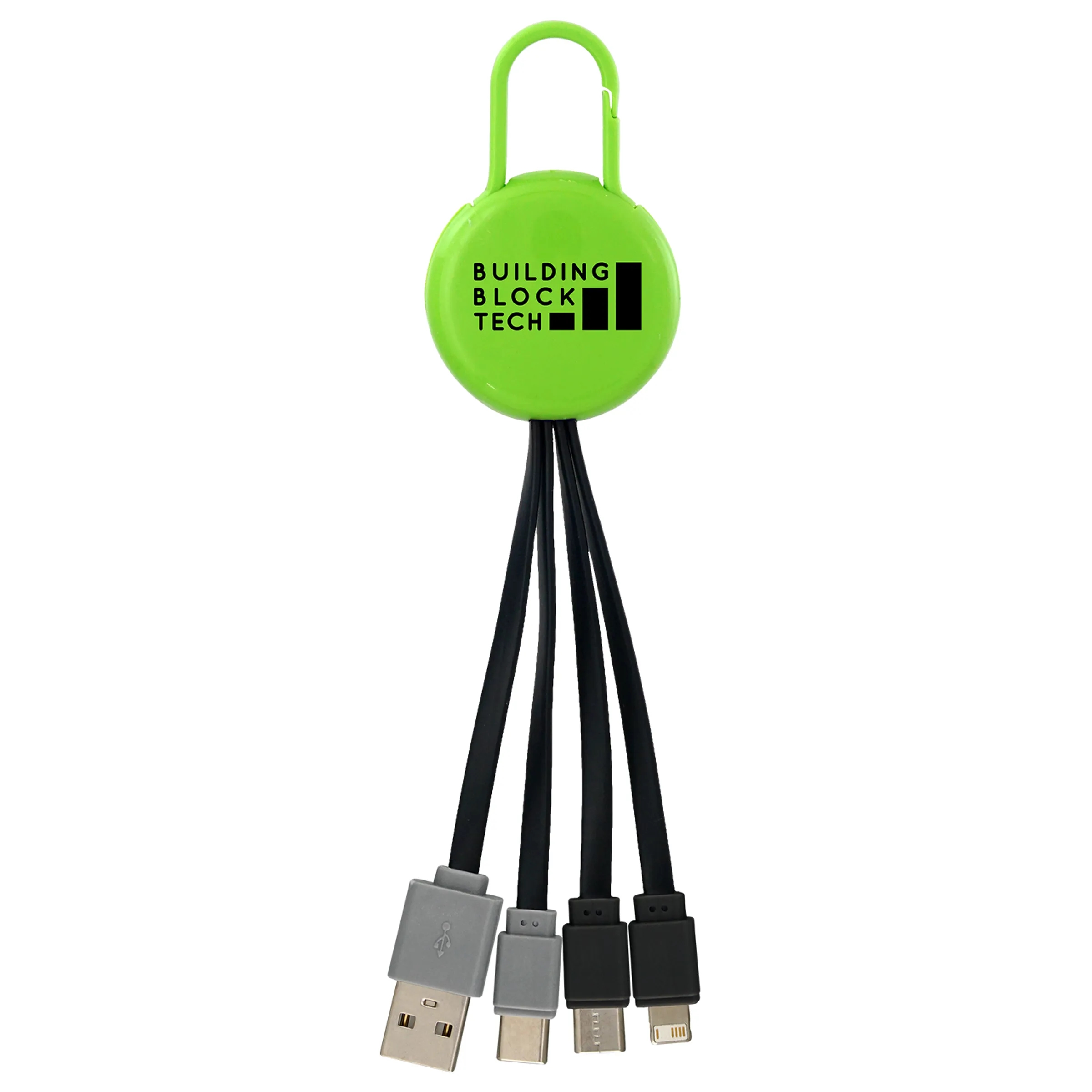 COLORFUL CLIP DUAL INPUT 3 IN 1 CHARGING CABLE 11