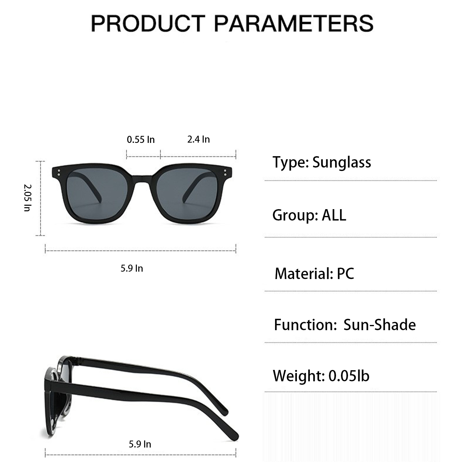 Womens Polarized UV Sunglasses 9