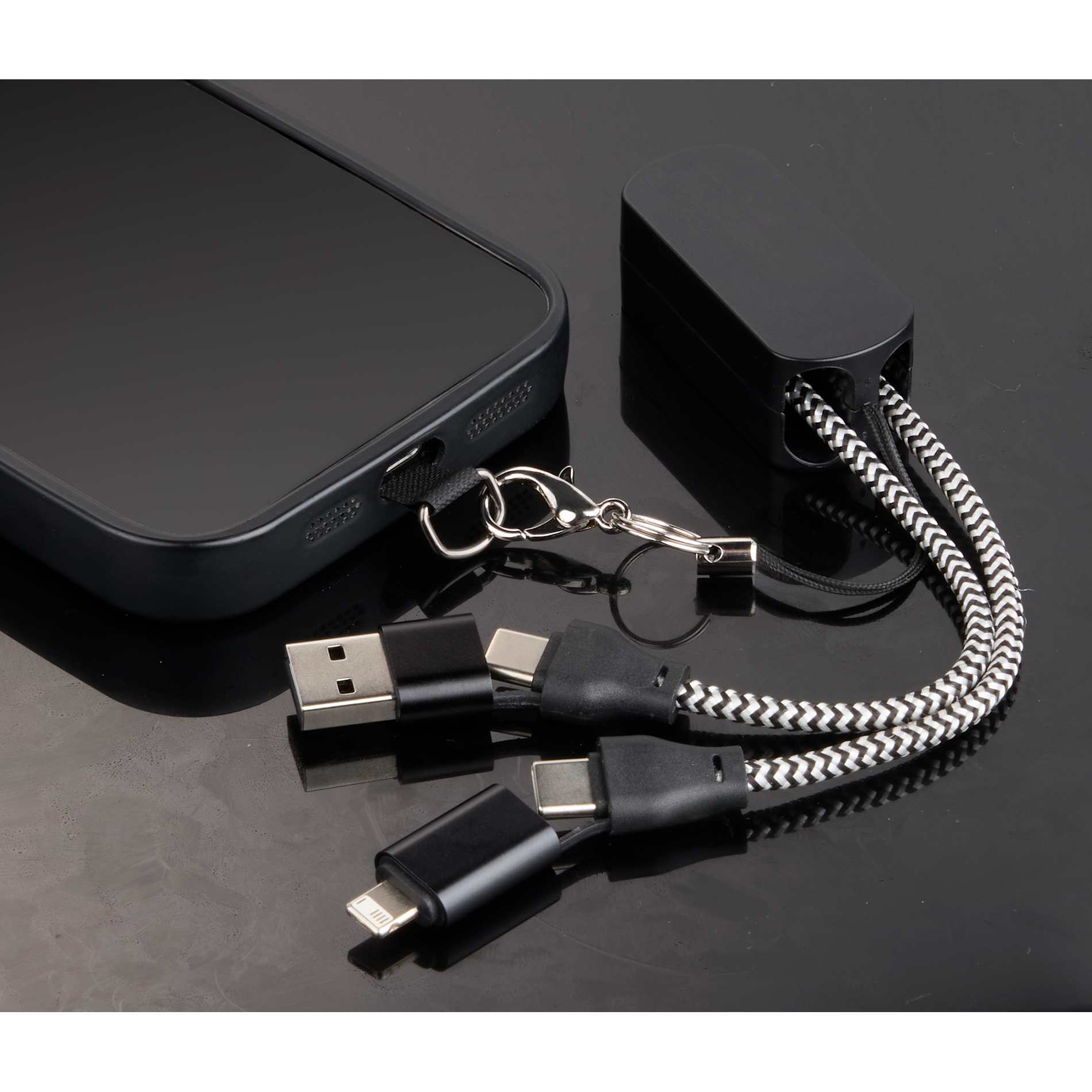 Wrist Link 5-in-1 65W PD Charging Cable Lanyard 38