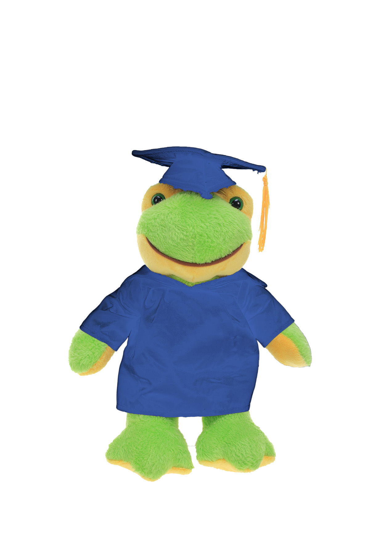 Soft Plush Frog in Graduation Cap & Gown Stuffed Animal 1