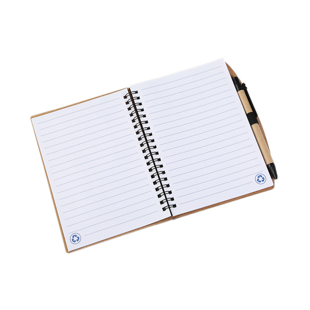 Portable eco-friendly spril notebook set 3