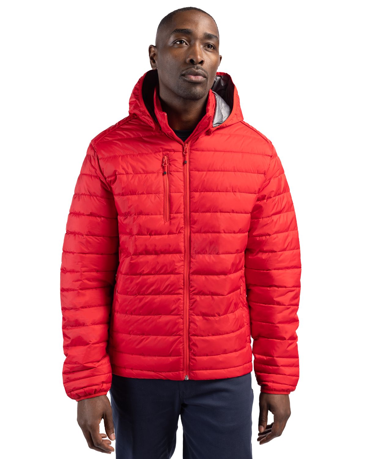 Hudson Insulated Mens Full-Zip Puffer Jacket