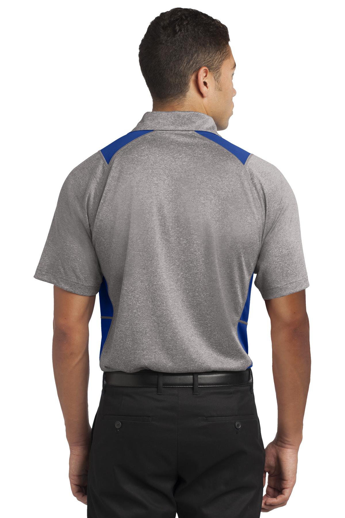 Sport-Tek® Heather Colorblock Contender Polo 2