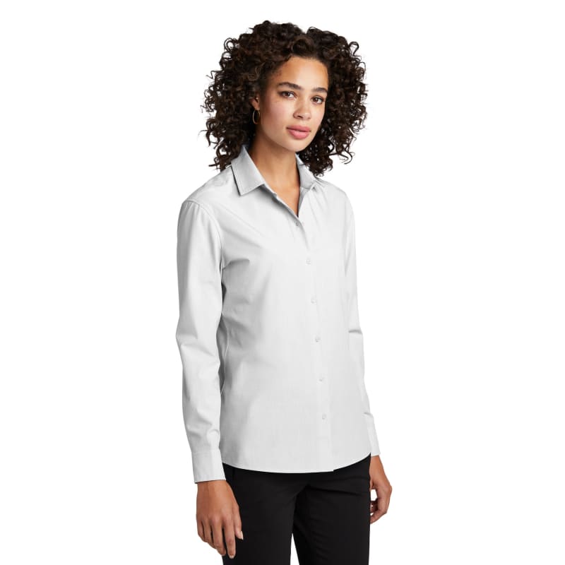 Mercer+Mettle Women's Long Sleeve Stretch Woven Shirt 10