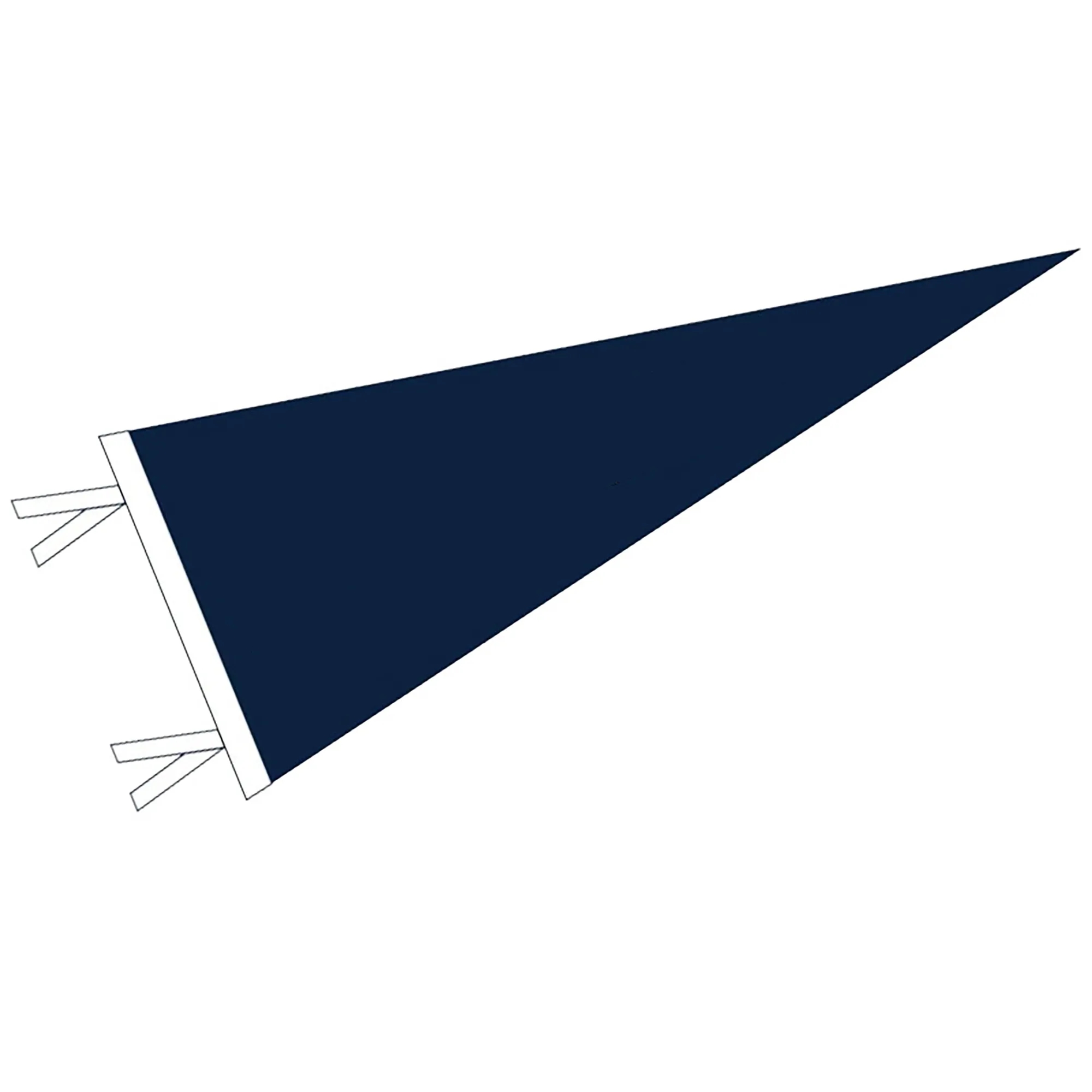 12" x 30" Full Color Felt Pennant MOQ 100PCS 10