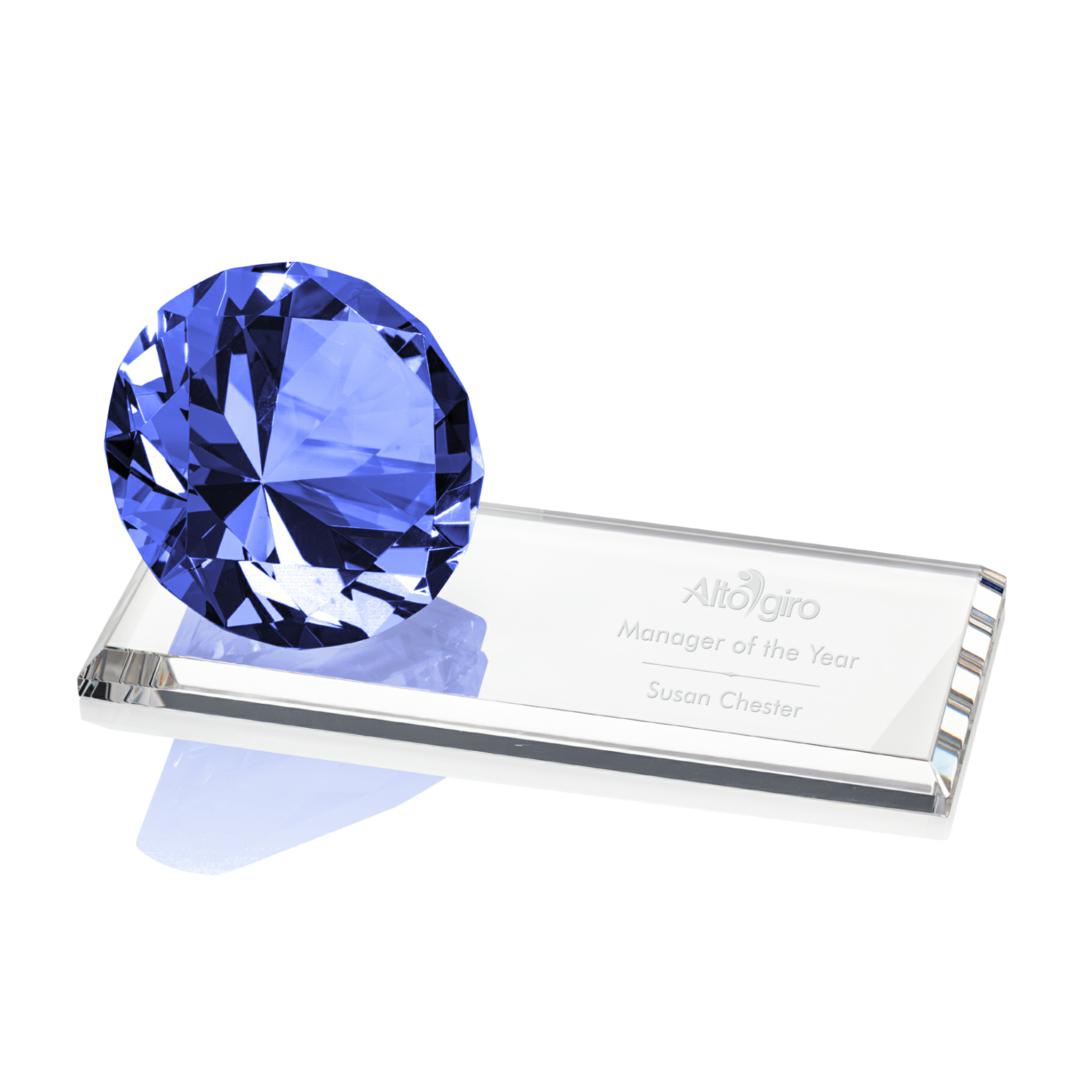 Gemstone Award on Starfire - Sapphire 2