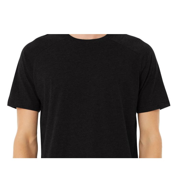 Bella + Canvas Men's Heather CVC Raglan T-Shirt 4