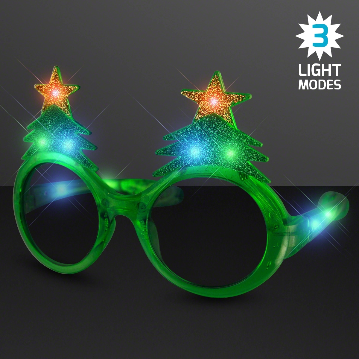 Light Up Christmas Tree Sunglasses 4
