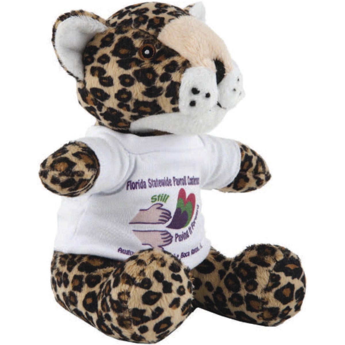 Super Soft Stuffed Animal, 8"- Leopard 4