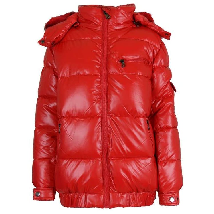 Women's Fashion Bubble Jackets - Red S-XL 2
