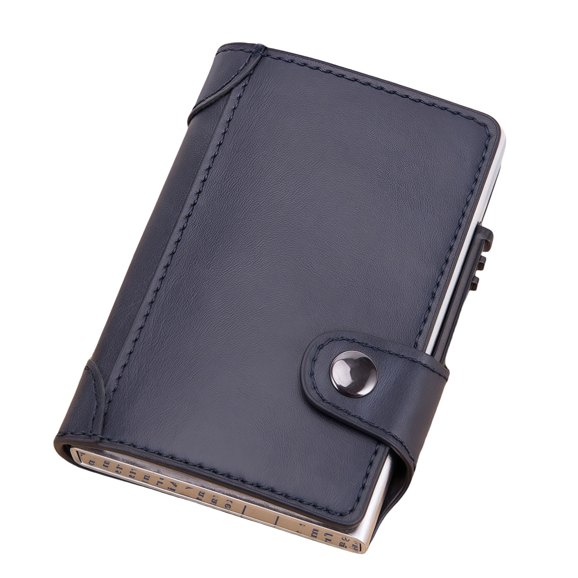 RFID Blocking Card Holder - PU Leather Slim Credit Card Sleeve 4