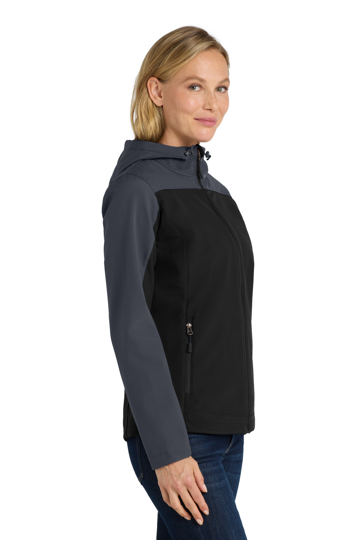 Port Authority Women's Hooded Core Soft Shell Jacket. L335 18
