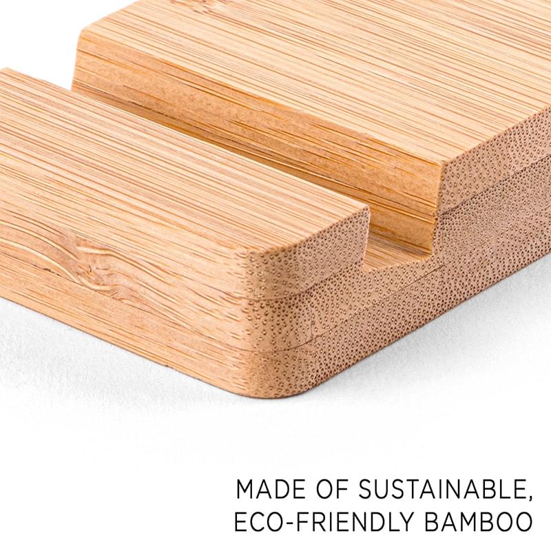 Eco-Friendly Bamboo Mobile Device Holder 2