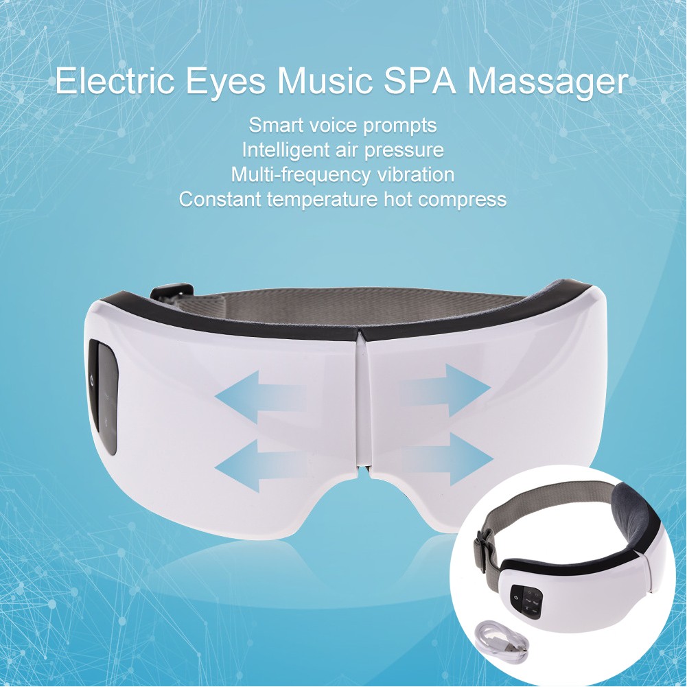 4D Electric Eye Massager With Heat Compression 3
