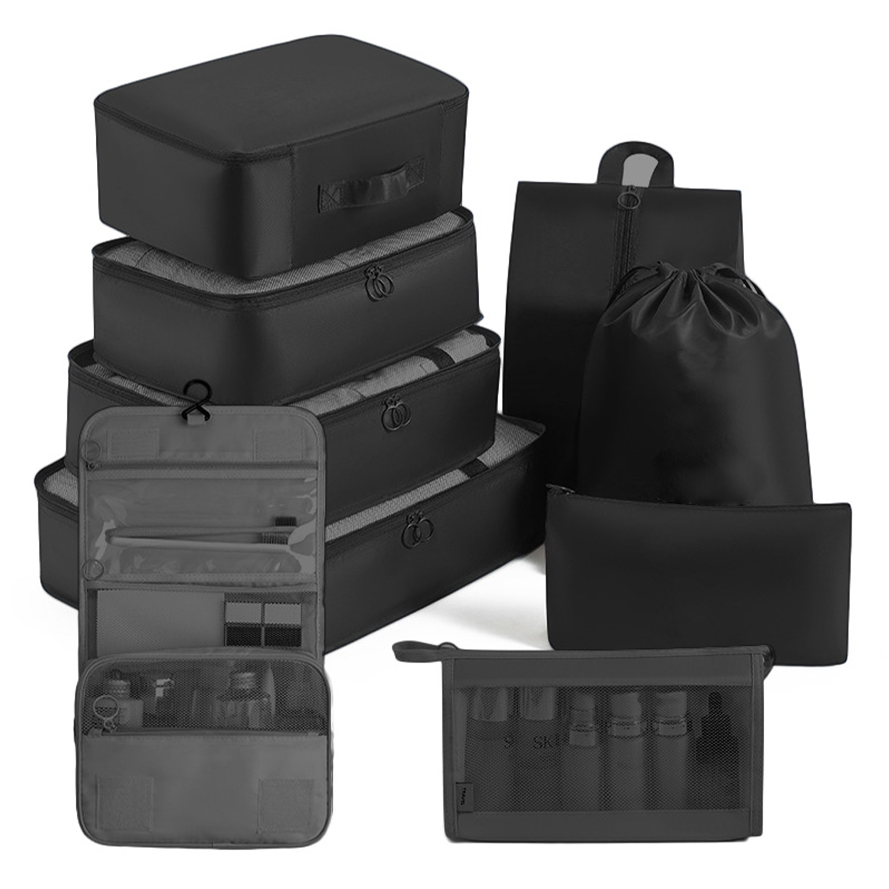 Packing Cubes - 9 PCS Travel Luggage Organizers Set 4