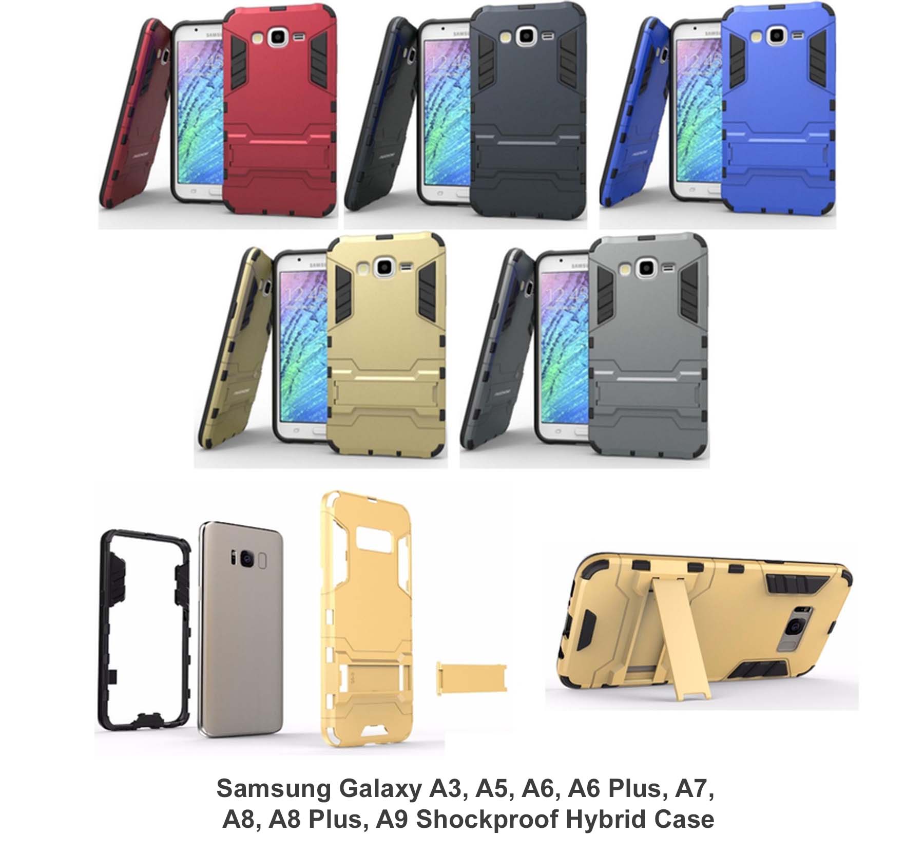 iBank ® Galaxy Shockproof Case for S26, S25, S24, S23, S23FE, S23Plus,S23Ultra 2
