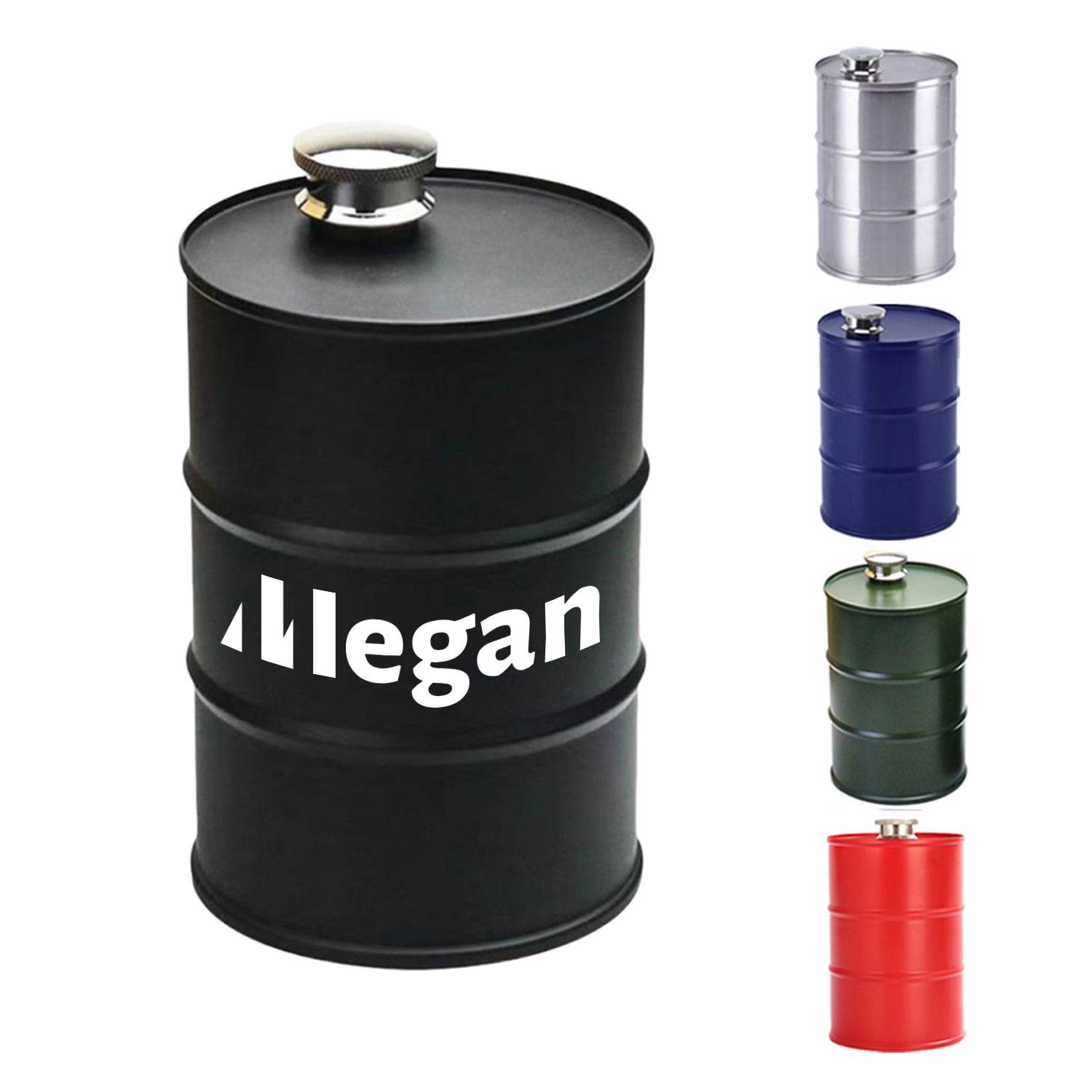 25oz Military Travel Stainless Steel Oil Barrel Wine Pot
