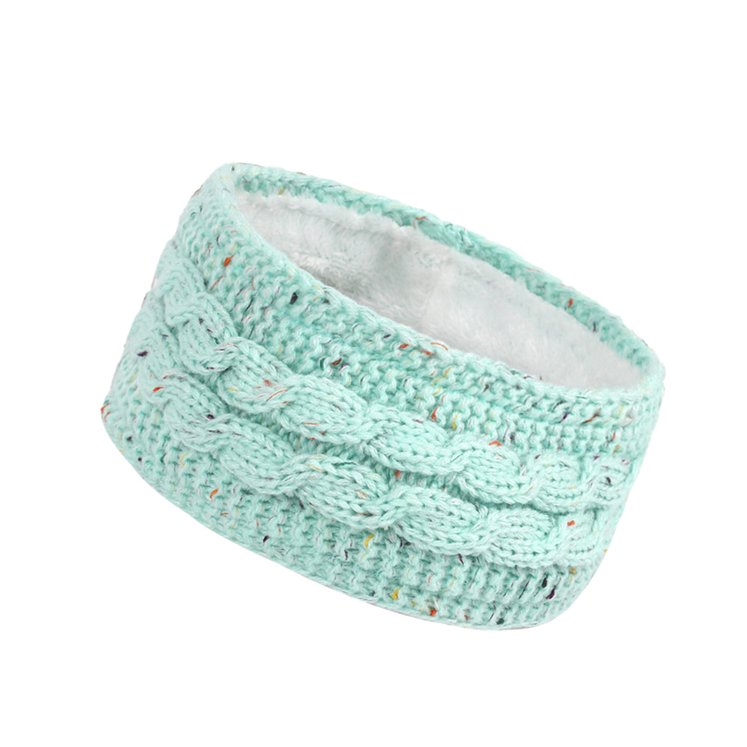 Acrylic Winter Velvet Knit Sports Headband 4