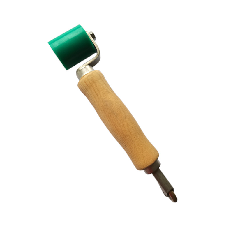 40mm Silicone Seam Damping Roller w/6mm Brass Penny Roller for PVC/TPO/EPDM 2