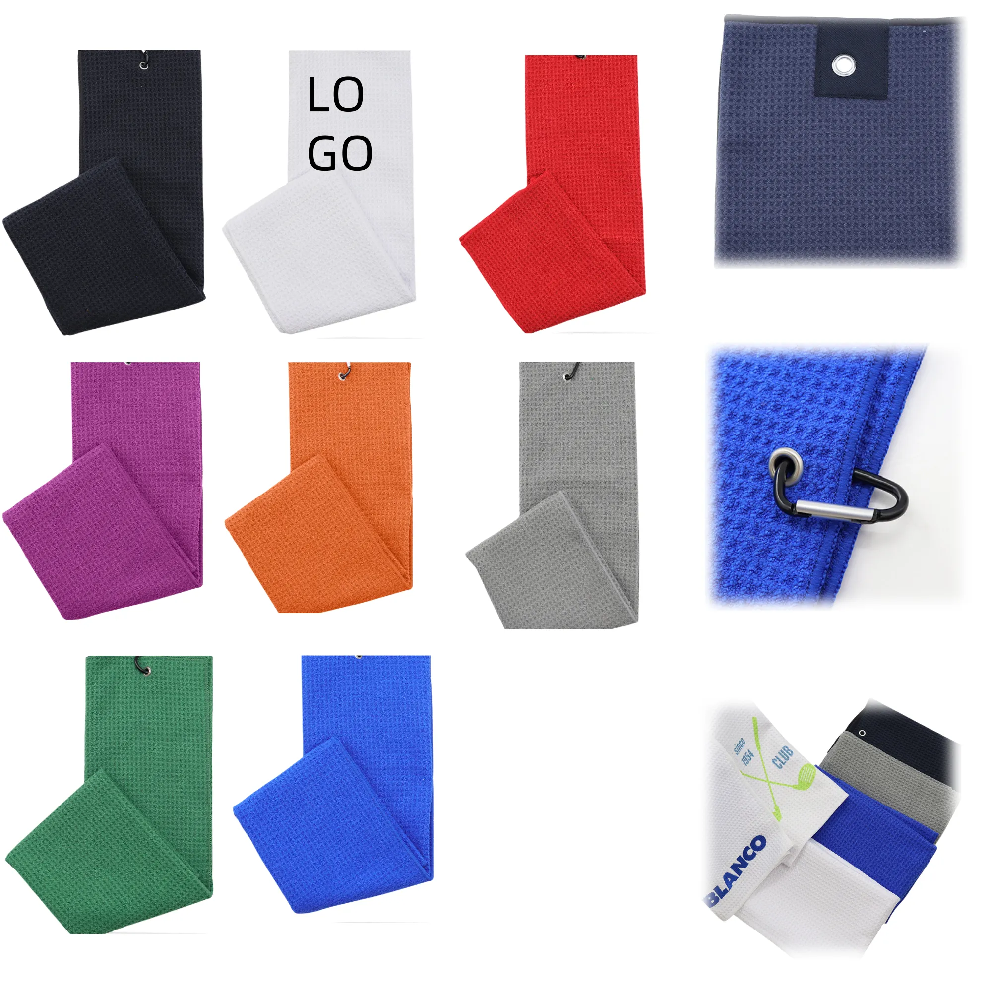 15.75"x15.75" Golf Waffle Towel 1
