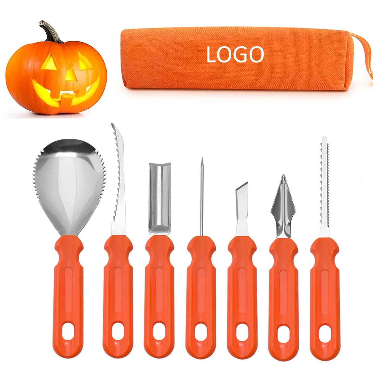 Portable Bag Pumpkin Carving Tool Kit 2