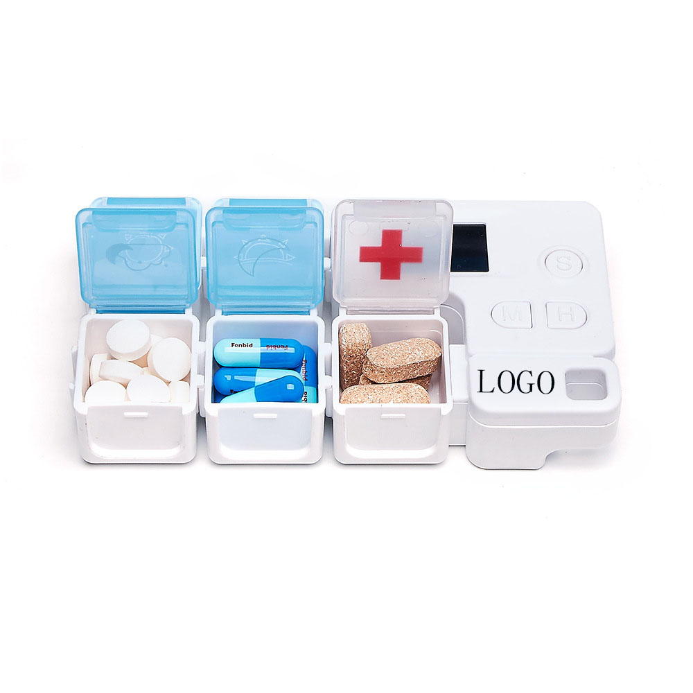 5 Compartment Pillbox with Alarm 3