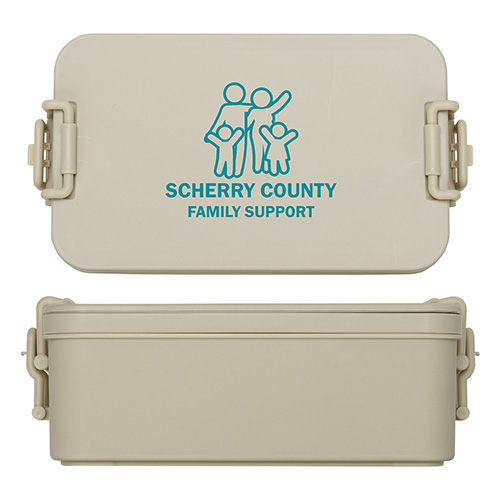 Canteen Stackable Lunch Box With Utensils 19