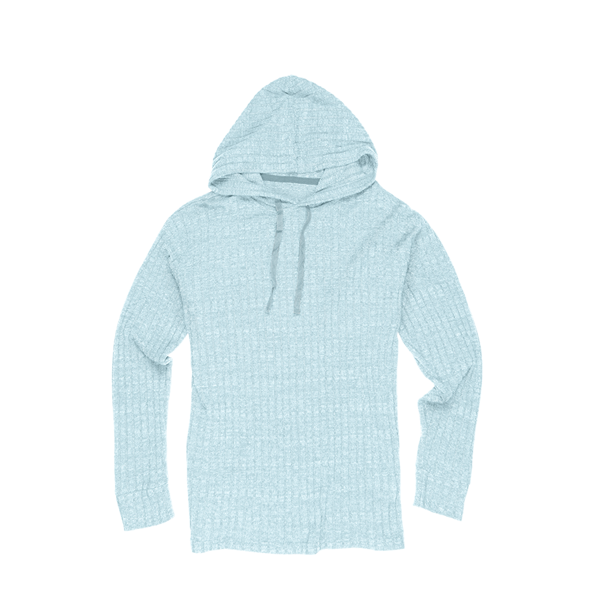 Ribbed Hacci Hoodie, custom hoodie or sweatshirt with logo imprint 4