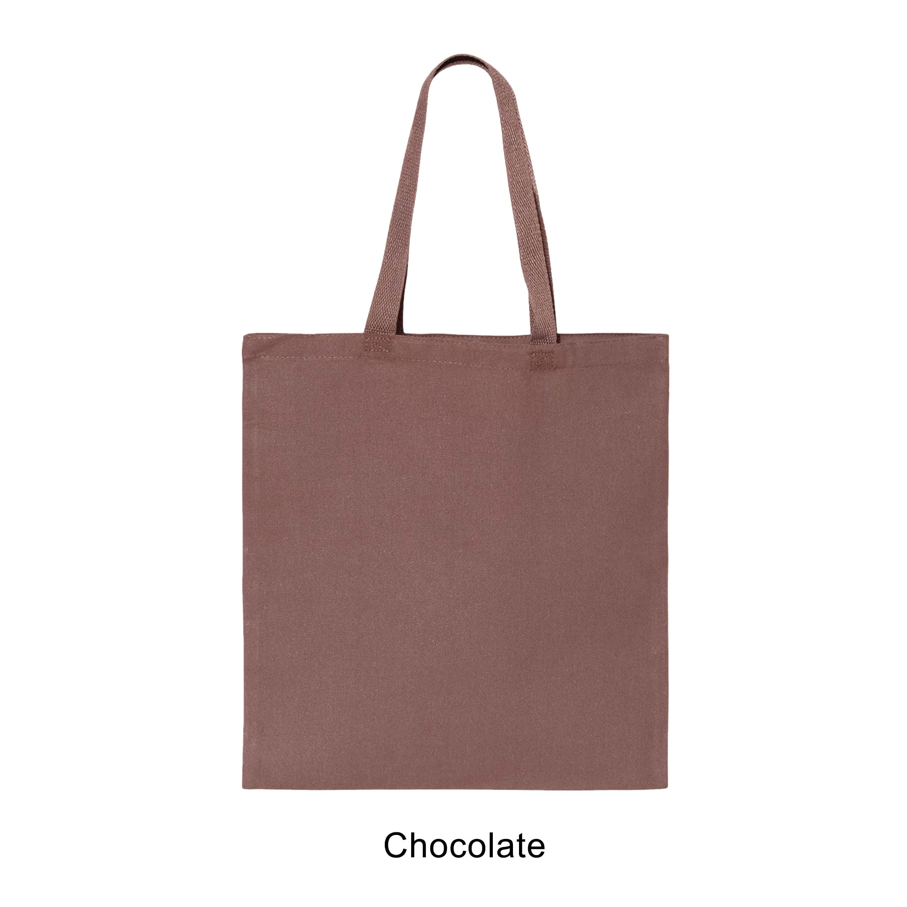 12 oz. Canvas Promotional Colored handle Tote Bag 20