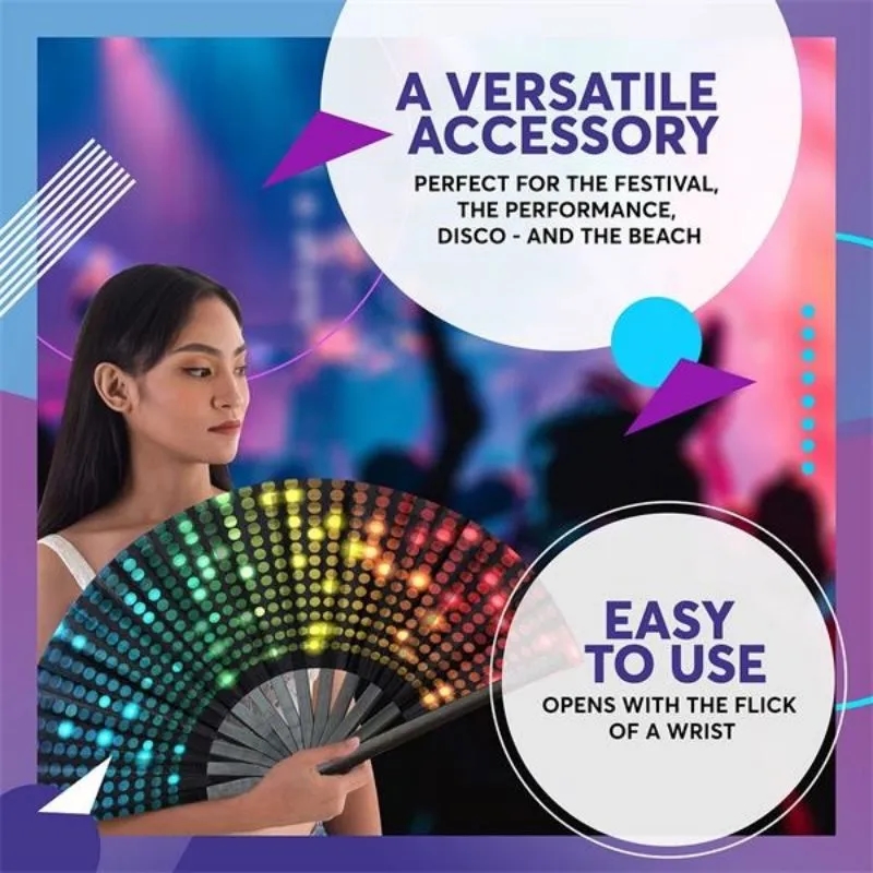 Folding Holographic Fan 9