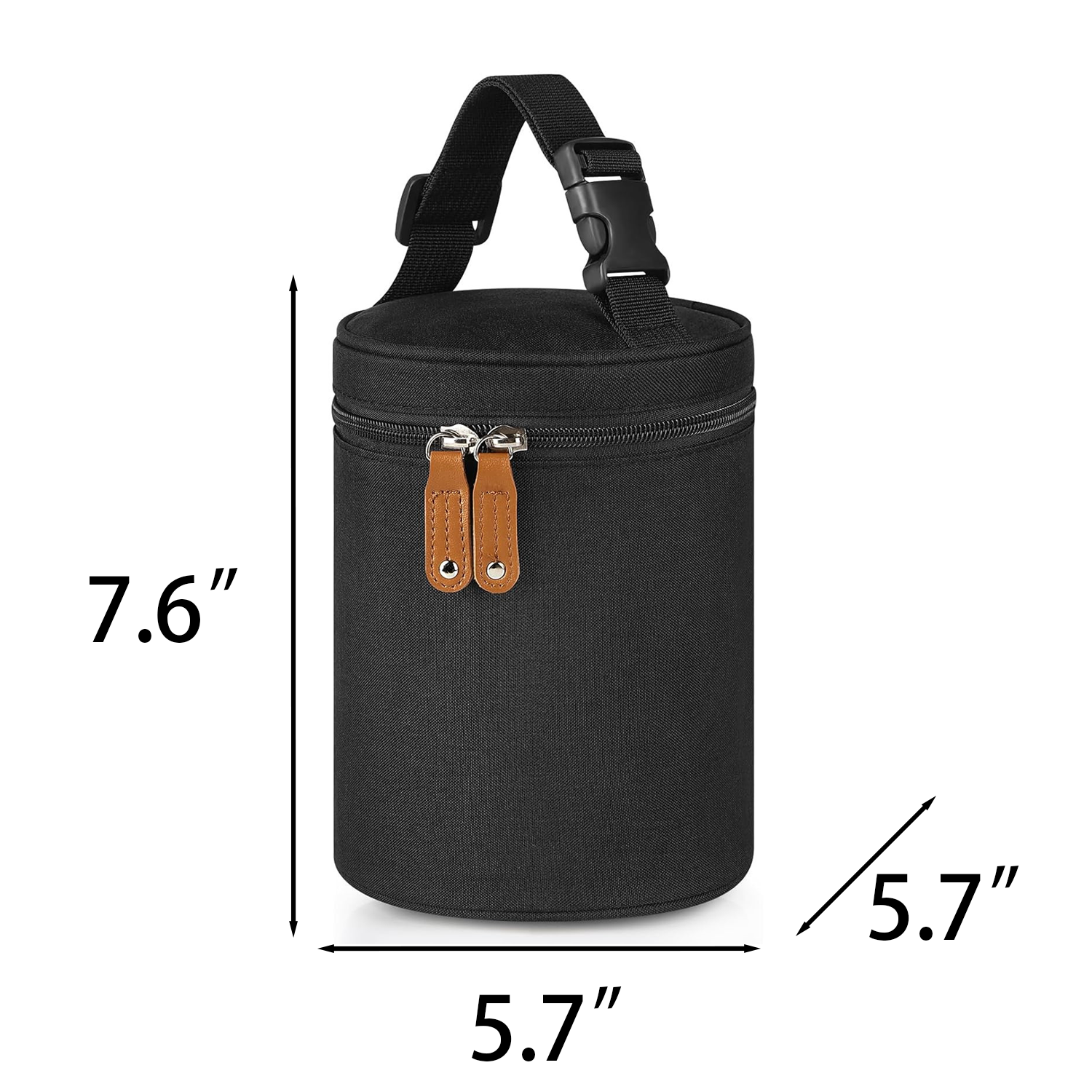 Oxford Cloth Double Zipper Baby Bottle Insulation Bag 5