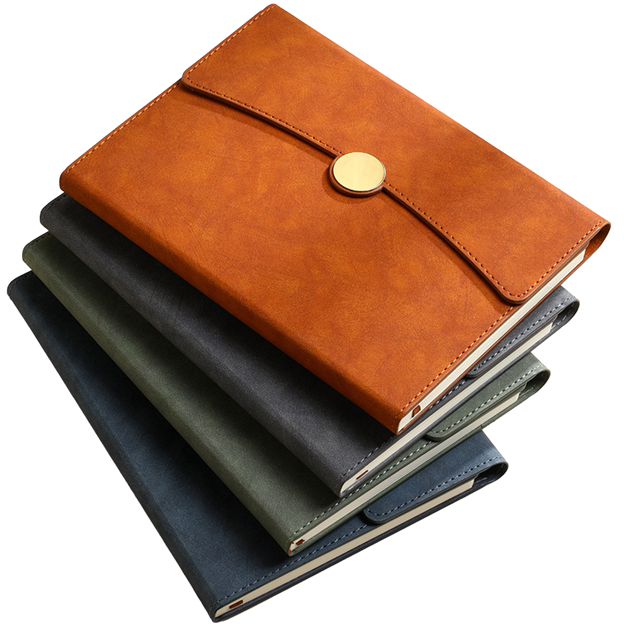PU Leather Journal With Magnetic Buckle Closure 4