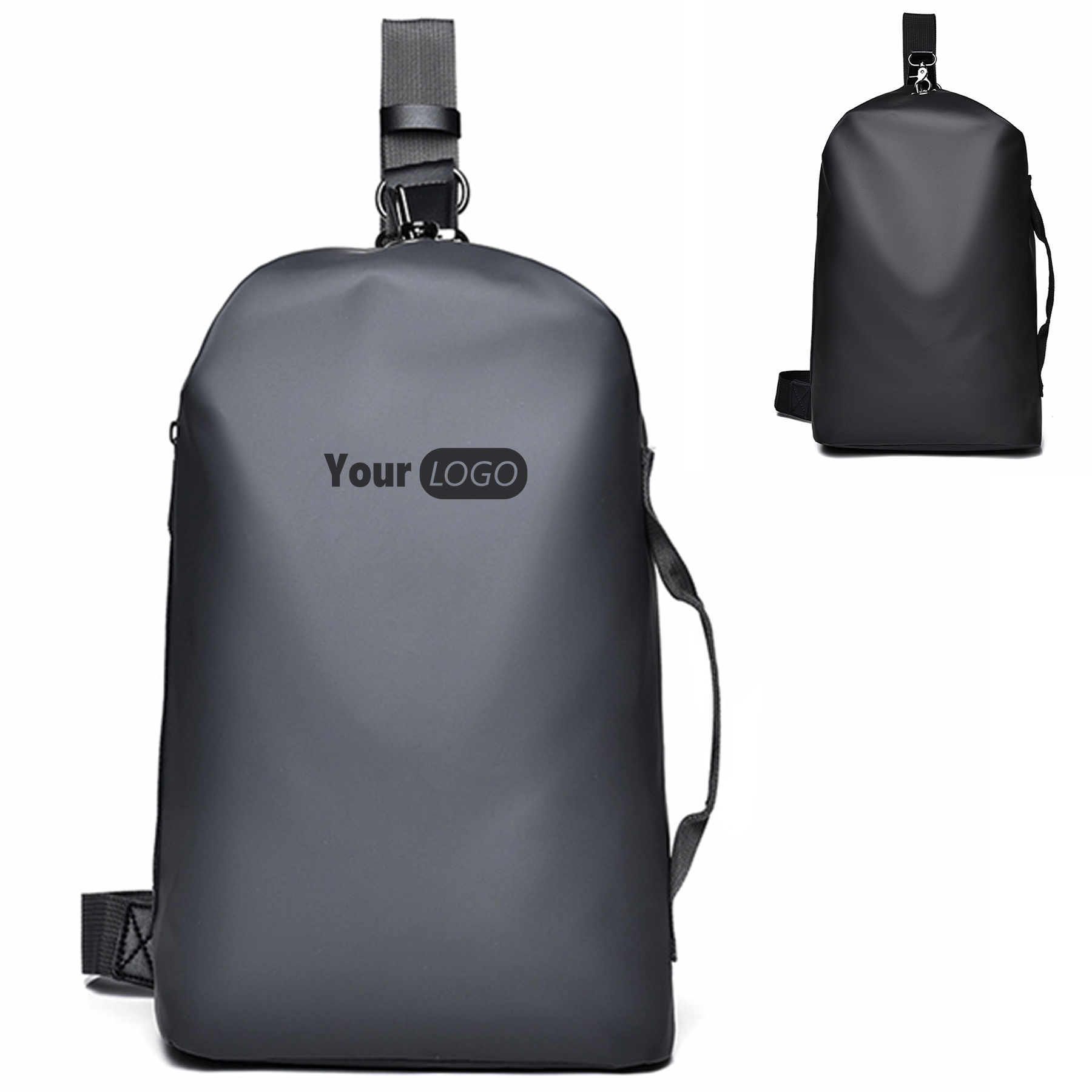 Nylon Sling Backpack with USB crossbody bag for Men 1
