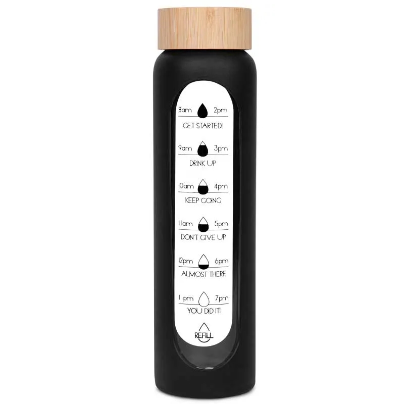 Bronte Glass Water Bottle 36 oz 8