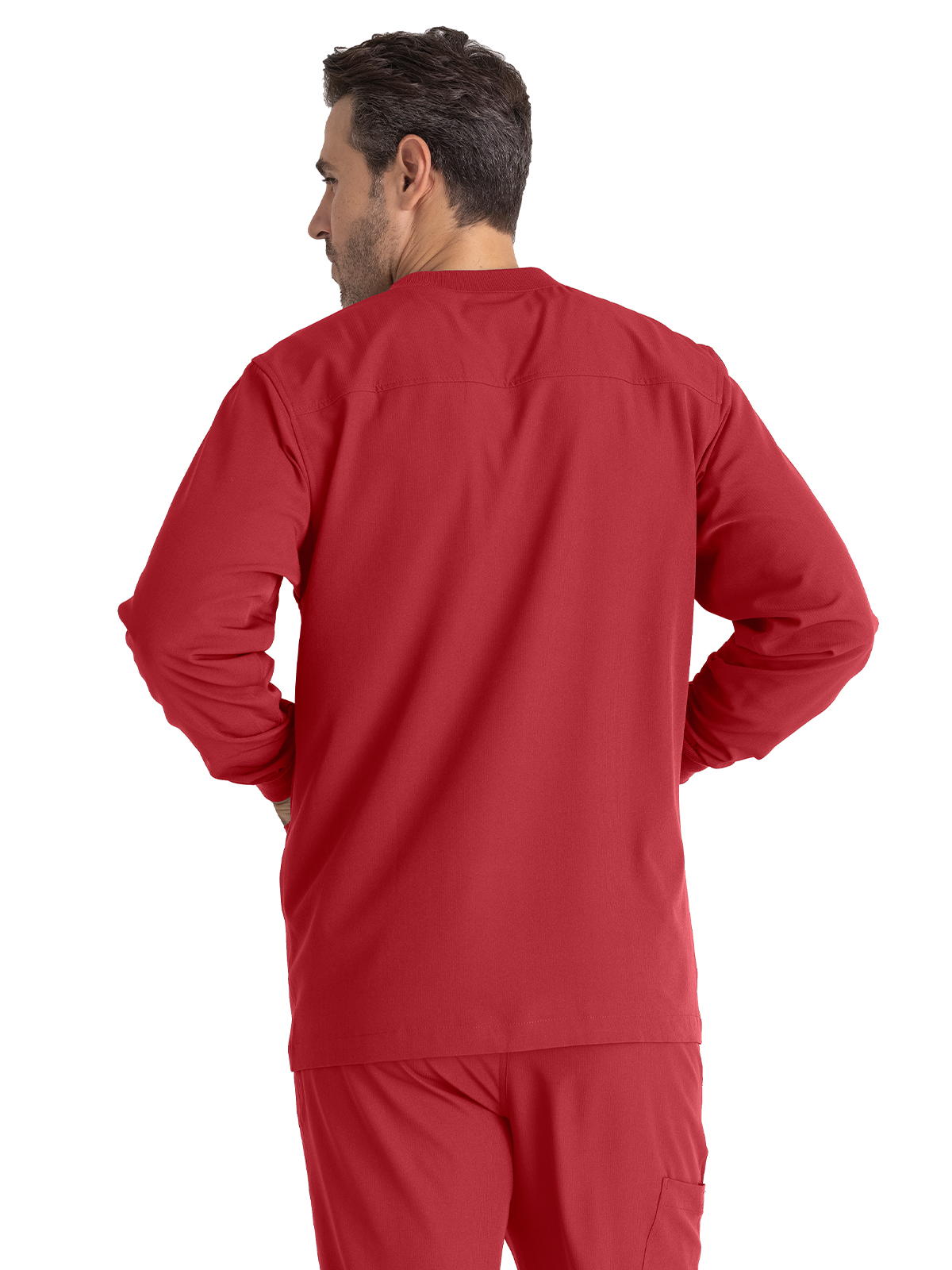 Skechers - Men's Three-Pocket Zip-Up Structure Warm-Up Scrub Jacket 52