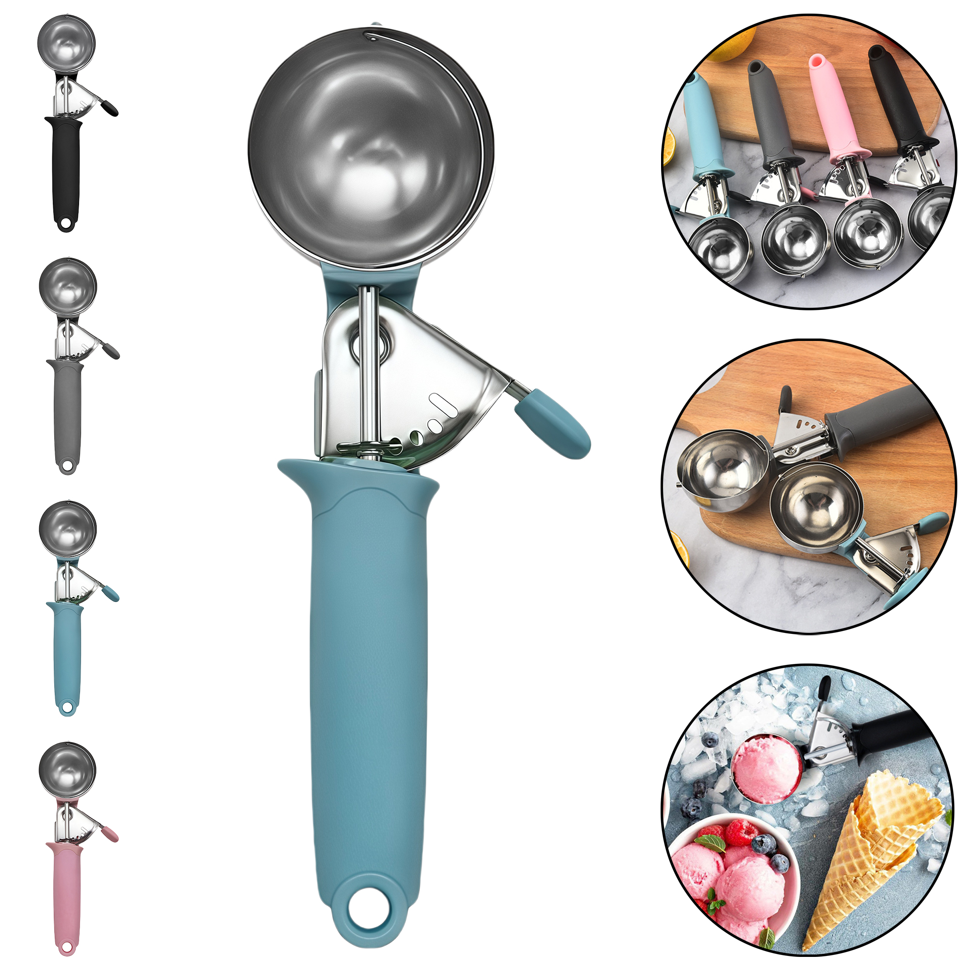 Stainless Steel Ice Cream Scoop 4