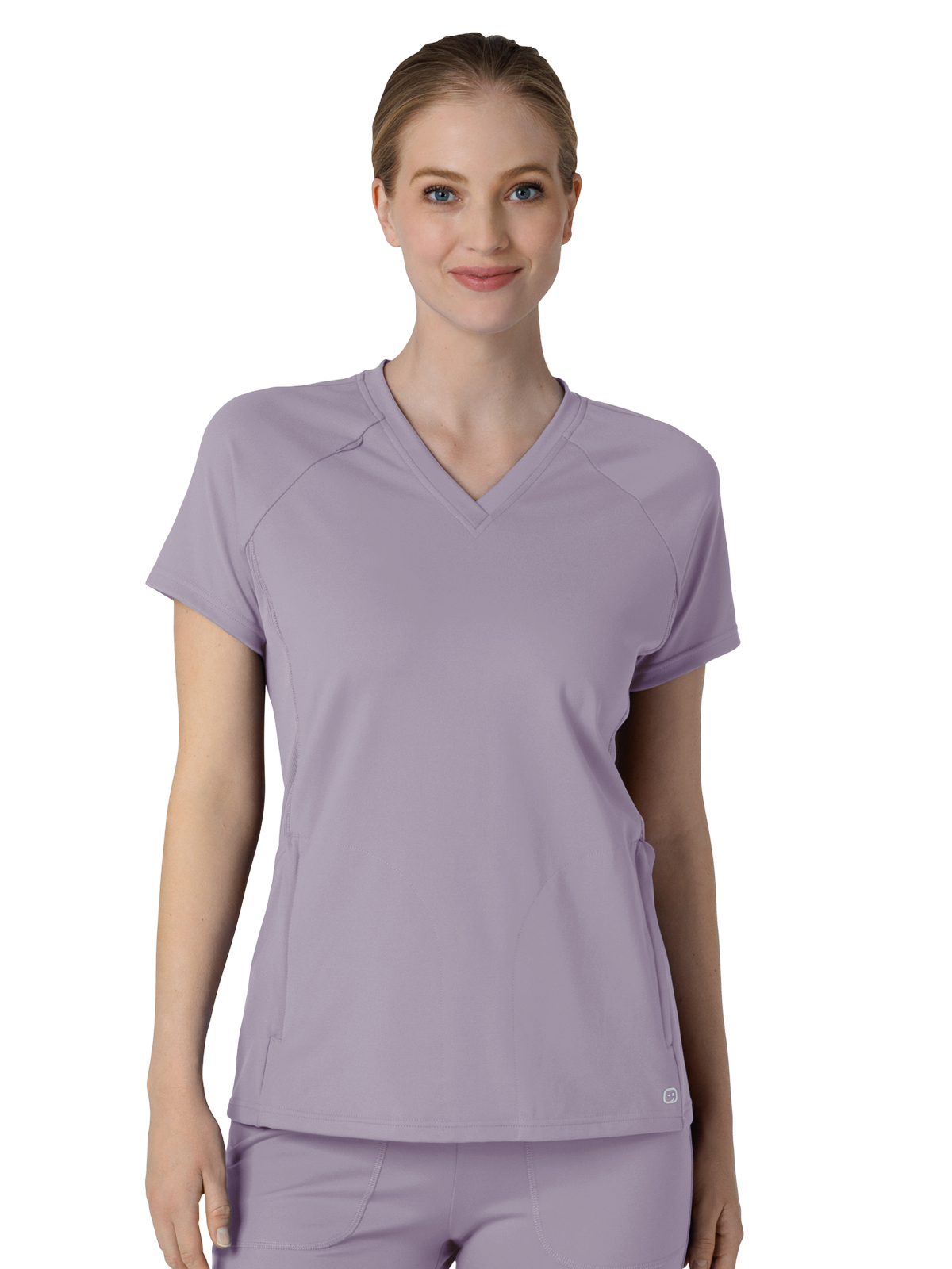 Wink - Renew Knit - Women's Four-Pocket Flex-n-Reach V-Neck Raglan Top 30