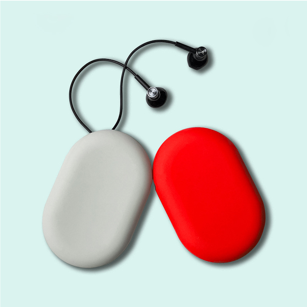 Portable Silicone Earphone Carrying Case Storage Bag 3