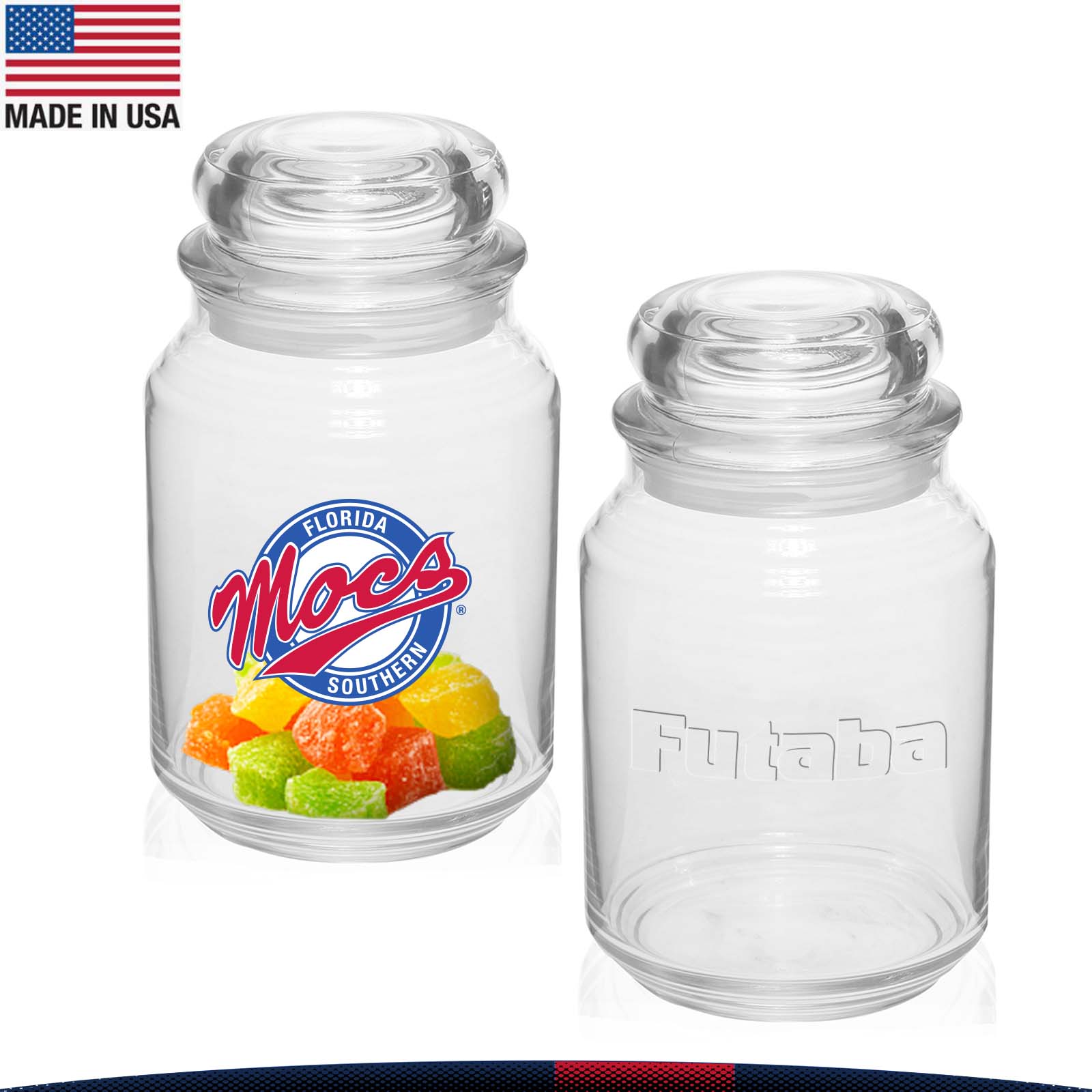 26 oz. ARC Exquisite Custom Printed Candy Jars 1