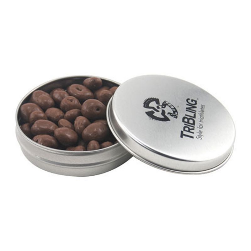 Round Tin with Chocolate Raisins 2