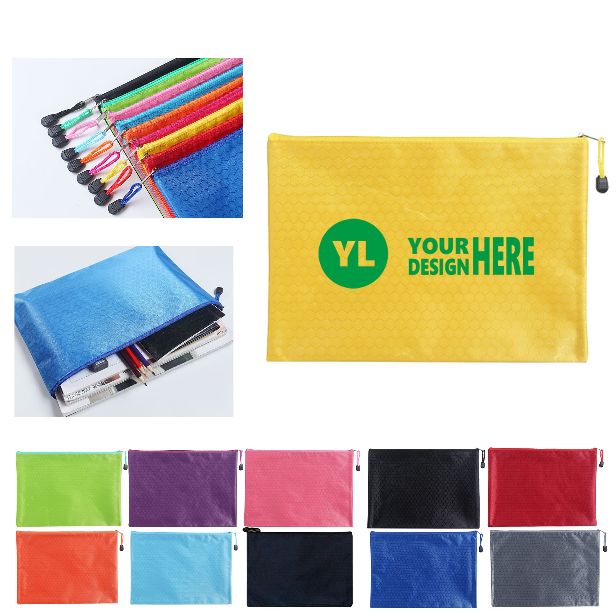 A4 Document Organizer Bags Waterproof File Folders 2