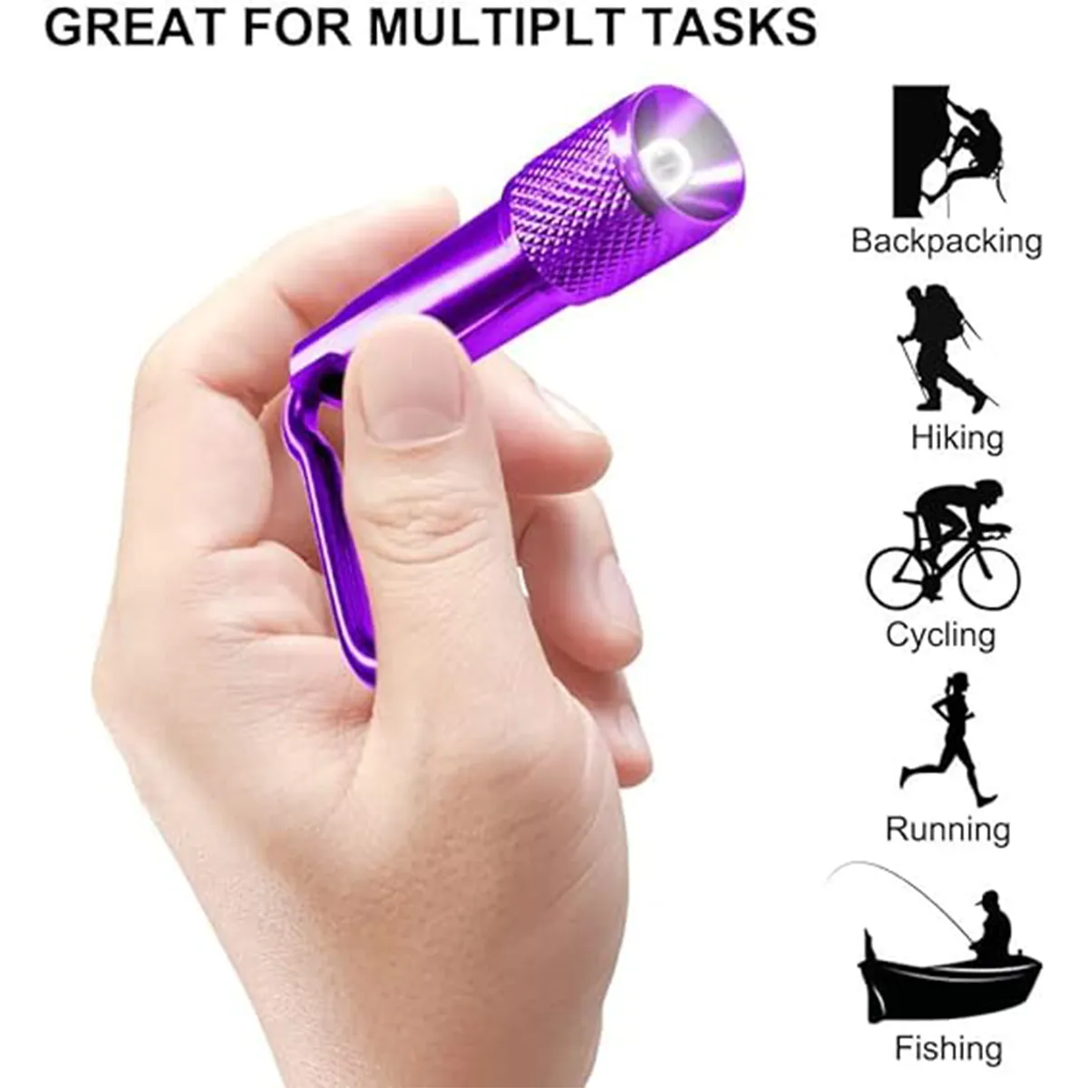 Compact And Versatile Mini LED Keychain Flashlight Torches 1