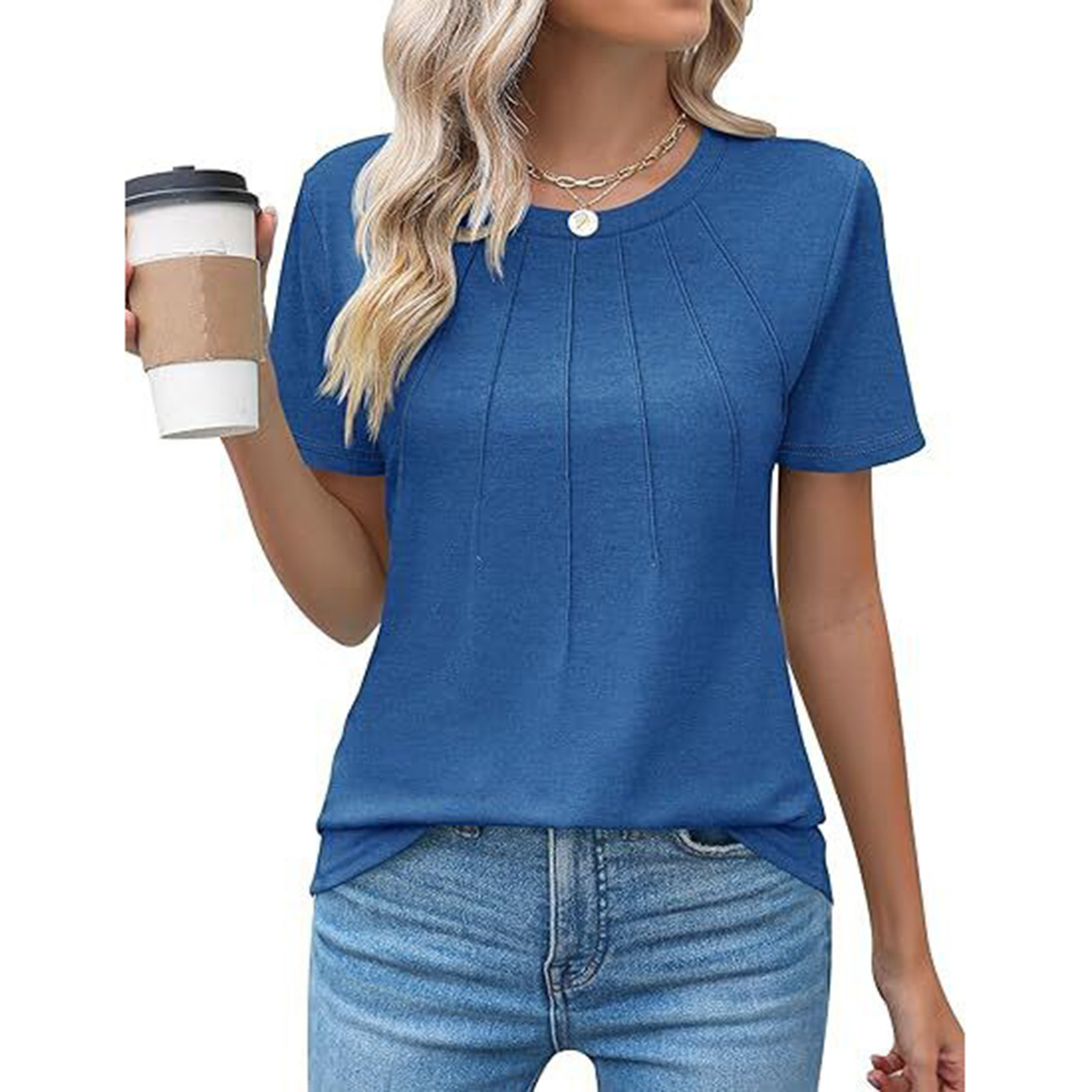Blouses for Women Short Sleeve Shirts  11