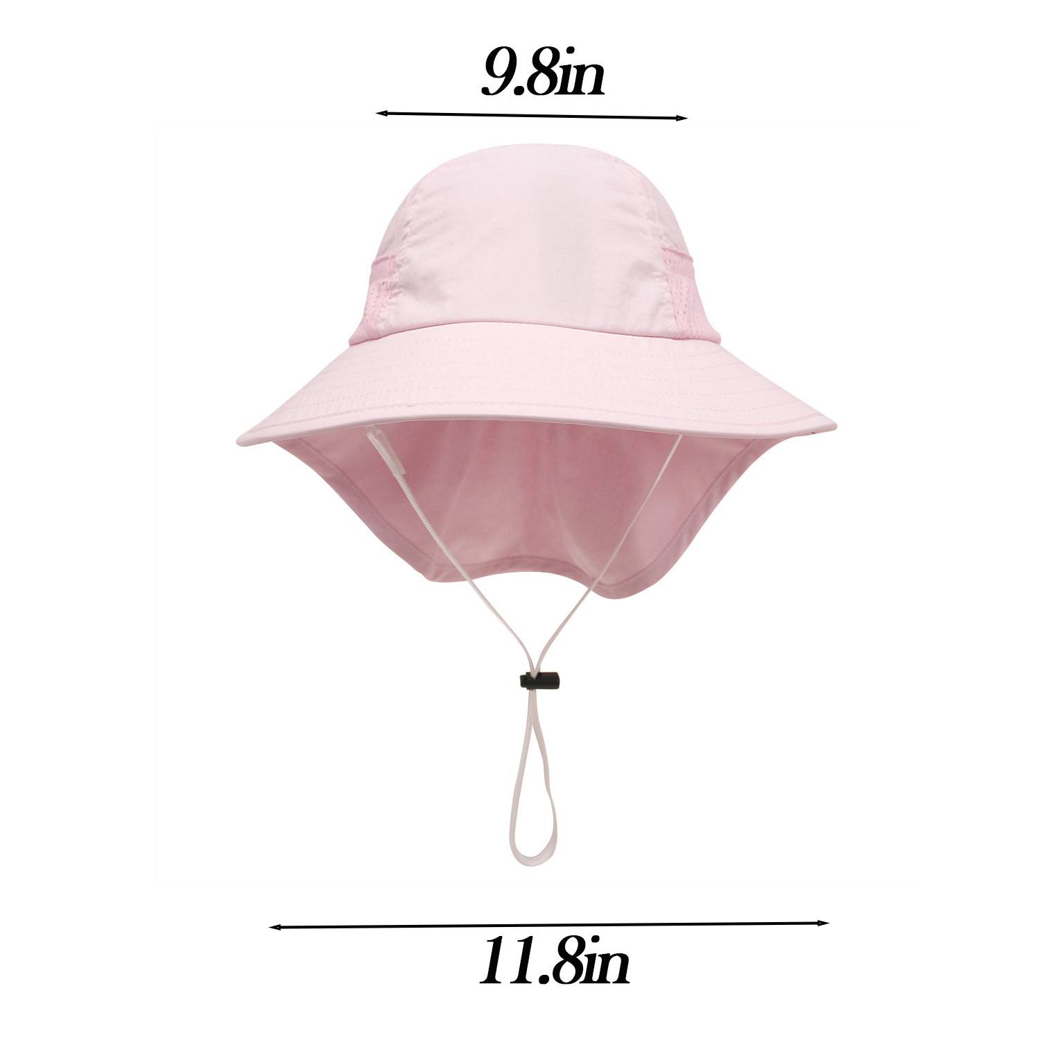 Adjustable Wide Brim Toddler Sun Hat 7