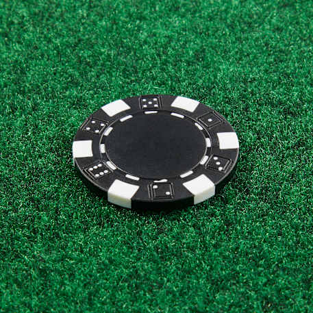 Recycled Poker Chip Ball Marker 78
